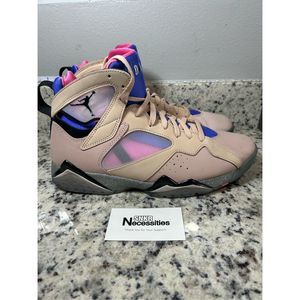 Air Jordan 7 Retro SE Sapphire Tan White Black Violet DJ2636-204 Mens New 10.5